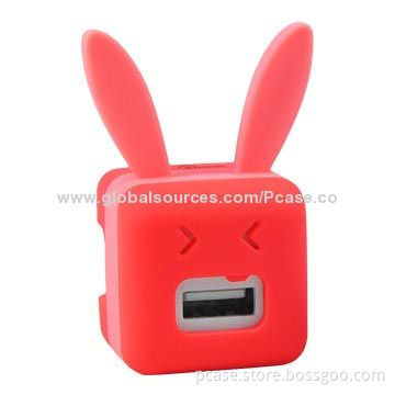 USB Adapter, Cover with Eco-friendly Silicone Material, Suitable for iPhone and iPad